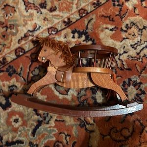 Vintage Rocking Horse Planter